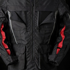 Chaquetas de Motociclismo, Resistentes al Viento, Bordado Personalizado, Equipo de Conducción Textil Duradero, Protección Nivel 2, Verano Invierno, Unisex, OEM - Product Image 5
