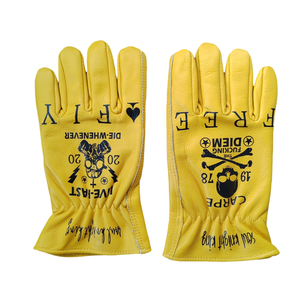 Best High-Performance Cowhide Split Leather Anti-static Tear-Resistant Durable Safety Gloves Safety Cuff 11 oz <b>Powder</b>-Free - Product Image 2