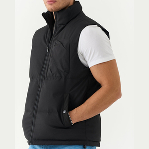Chaleco Acolchado Impermeable para Hombre, Chaleco de Invierno sin Mangas, Chaqueta de Burbujas Ligera, Chaleco con Cuello Alto - Product Image 6