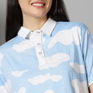 Camisetas Polo Extra Grandes para Mujer, Último Estilo, Ligeras, Hechas en Pakistán, Talla Personalizada - Product Image 3