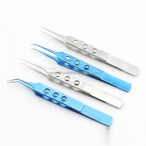 Gillies-Pinzas de tejido Dental, pinzas de aluminio de algodón y vendaje, pinzas de tejido, pico curvo dentado quirúrgico - Product Image 3