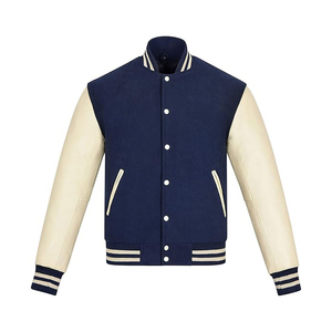 Chaqueta Bomber Hip Hop para Hombre, Mezcla de Algodón y Poliéster, Corte Holgado, Estilo Urbano, Béisbol, Universidad, Gráficos Atrevidos, Rap, Primavera, Chaqueta Formal - Product Image 1