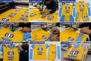 เสื้อฟุตบอลอเมริกัน SALSTAR SPORTS แบบสั่งทำพิเศษ พิมพ์ลายดิจิทัล โพลีเอสเตอร์ 100% ระบายอากาศได้ดี แขนสั้น สายปรับได้ สำหรับทุกเพศ - Product Image 5