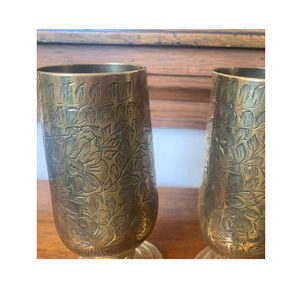 Vintage Brass <b>Vase</b> for Home Decoration High Quality Handmade Designing Table Top Brass <b>Decorative</b> <b>Vase</b> - Product Image 1