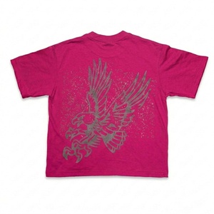 T-shirt de sport léger à manches courtes pour homme, col rond, 100 % coton, respirant, style streetwear américain d'été - Product Image 6