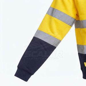 New Arrival Worker Uniform Reflective High Visibility <b>Waterproof</b> Hoodies ANSI Class 2 EN ISO Class 1 Long Sleeve Daily <b>Work</b> - Product Image 5