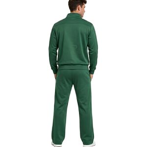 Forest <b>Green</b> Classic Men Tracksuit <b>Sets</b> Soft Fabric Elastic Waist Comfortable Fitness Training Premium Men's Tracksuits - Product Image 2