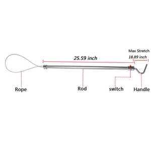Attrape-cochon manuel robuste en acier inoxydable, équipement agricole, support pour porcs, certifié CE, Pentax Surgical - Product Image 3