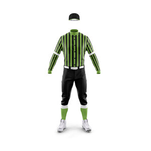 Combinaison de club sur mesure de qualité supérieure, uniforme de baseball pour hommes à manches longues, respirant, de haute qualité, en sublimation - Product Image 3