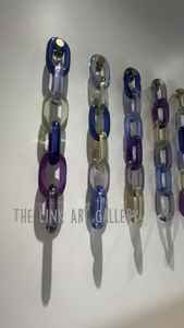 โซ่เรซิ่นใสหลากสีขนาดใหญ่สำหรับตกแต่งผนัง งาน DIY ฉากกั้นห้อง และอุปกรณ์ตกแต่งม่าน - Product Image 5