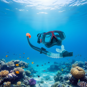 Set maschera e tubo per snorkeling Intex 1,2 m senza lattice per bambini Surf Rider Plus - Product Image 3