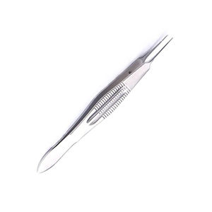 คีมผูกไหมผ่าตัดตาแบบไมโคร Castroviejo สแตนเลสสตีล 0.5 มม. 4 เข็มเย็บ JS-OPT-TF-007 Class I OEM Java Surgical - Product Image 1