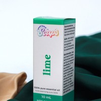 Boîte d'emballage en carton personnalisée pour huile essentielle, imprimée, pour citron vert 10 ml, boîte de vente au détail