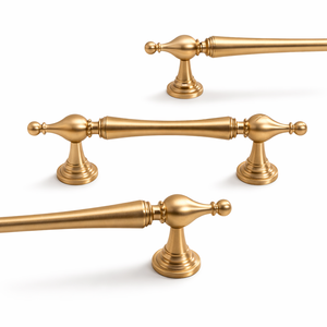 Tiradores y pomos de latón macizo ajustables hechos a mano con acabado martillado para muebles modernos, cajones, gabinetes, cocinas, hogares y hoteles. - Product Image 5