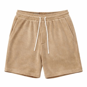 Shorts d'entraînement pour hommes, style streetwear, respirants, légers, personnalisables, motif uni, tissu en toile écologique, séchage rapide - Product Image 2