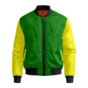 New Arrival Women Satin Bomber Jacket Embroidered <b>Applique</b> Patch Zip Varsity Short Jacket Custom Greek Sorority University Wear - Product Image 1