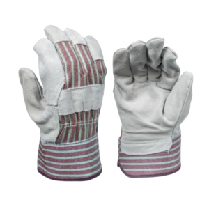 Gants de sécurité robustes en cuir de vachette pleine fleur et caoutchouc pour la construction, le ménage, le jardinage et l'industrie – Modèle Canadien - Product Image 2