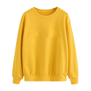 เสื้อสเวตเชิ้ตคอตตอนสีเบอร์กันดี ทรงโอเนค ใส่ได้ทั้งชายและหญิง ทรงปกติ สวมใส่สบาย ผ้าถัก สีพื้น สำหรับฤดูใบไม้ร่วง ปี 2027 - Product Image 4