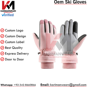 <b>Ski</b> <b>Gloves</b> Extreme Cold Weather Snow <b>Gloves</b> Thermal Waterproof Windproof Warm Fit OEM Bulk Supply - Product Image 2
