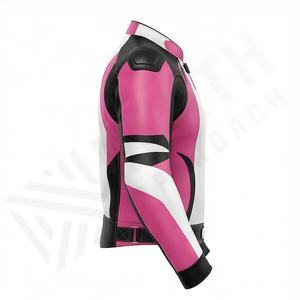 Chaqueta de Motociclista de Cuero para Hombre, Ropa de Motociclismo, Impermeable, para Carreras, Protección y Seguridad, Color Personalizado - Product Image 3