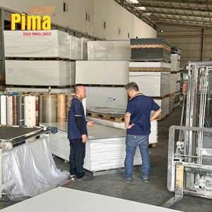 Tablero de espuma de PVC Celuka blanco liso de alta densidad de 15 mm al por mayor para muebles flotantes de baño y gabinetes de lavabo - Product Image 6