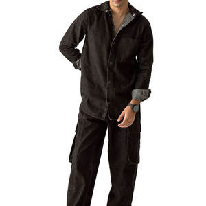 เสื้อเชิ้ตเดนิมผู้ชาย สไตล์สตรีทแวร์สุดฮิตประจำฤดูใบไม้ผลิ รุ่นใหม่ล่าสุด ลุคยับๆ ซักฟอกแบบพิเศษ ราคาโรงงาน - Product Image 5