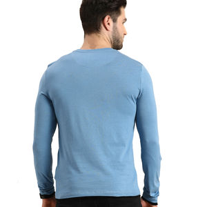 Meilleur T-shirt personnalisé à manches longues double couche, style vintage, en coton épais, coupe oversize, décontracté pour homme, vente en gros - Product Image 2