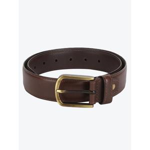 Ceintures en cuir véritable avec boucle en laiton doré de luxe, impression de logo personnalisée, ceintures écologiques pour hommes et accessoires, nouveauté formelle - Product Image 2
