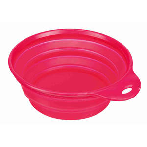 Ciotola da Viaggio in Silicone per Animali Domestici 0,5l 14 Cm con Bordo Solido - Product Image 1
