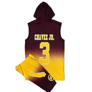 Conjunto de Uniforme de Baloncesto Sublimado Personalizado OEM, Jersey y Pantalones Cortos Deportivos Transpirables, Colores Personalizados, Kit de Baloncesto de Verano para Hombre - Product Image 2
