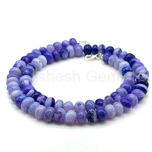 Natural Purple <b>Opal</b> Smooth Rondelle Choker <b>Necklace</b> 7MM 9MM Genuine Purple <b>Opal</b> Gemstone <b>Necklace</b> Adjustable Fashion Jewelry - Product Image 5