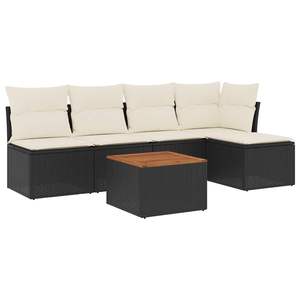 Conjunto de Sofás Negros para Jardín, Muebles de Patio - Product Image 2