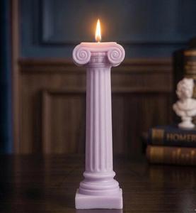 Vela de cera clásica de lujo con forma de columna romana, vela decorativa perfumada para decoración del hogar, regalo de boda a precio de mayorista. - Product Image 5