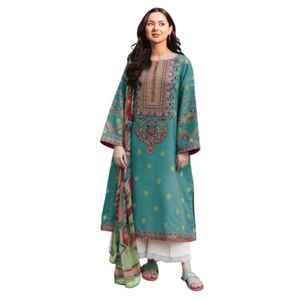 Vestidos de Primavera de Alta Calidad para Mujer, Conjuntos de 2 y 3 Piezas, Vestidos Casuales de Talla Grande, Otros Vestidos, Estilo Punjabi Pakistaní - Product Image 1