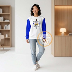 Sudadera de Alta Calidad Personalizada con Bordado de Sigma Gamma Rho, Frente Sólido de Algodón y Felpa, para Mujer, Estilo Sororidad Griega - Product Image 2