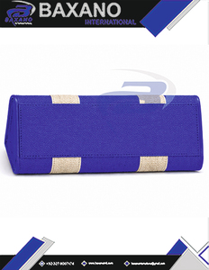 Bolso Tote de Yute Resistente al Agua con Cremallera y Letras Griegas Elegantes para Miembros de la Hermandad Zeta Phi Beta (ZPB) - Product Image 6