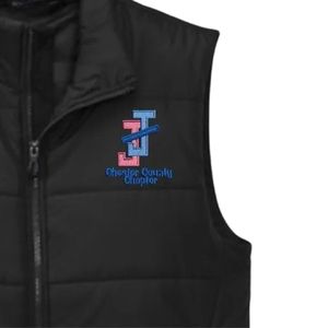 Gilet matelassé léger Jack and Jill Chester County Chapter, veste sans manches chaude, vêtement décontracté pour l'extérieur, personnalisable en gros - Product Image 4