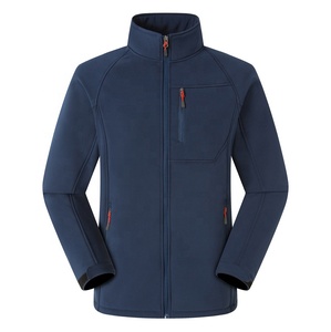 Wholesale Men and Women Bonded Casual Winter Windproof <b>Waterproof</b> Breathable Zipper Softshell <b>Jacket</b> Softshell Coat - Product Image 2