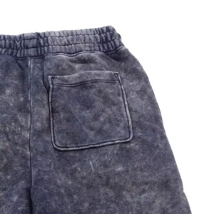Active Movement Acid Wash Shorts For Men's Double Stitching Stretchable Breathable Professional Shorts For Men's - Product Image 5