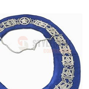 Collier maçonnique de qualité supérieure pour les insignes de loge et les événements, collier maçonnique de haute qualité au design élégant - Product Image 6