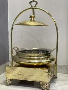 Cacerola de Cobre Real Premium, Calentador de Alimentos de Lujo con Filigrana Ornamental, Olla para Buffet de Bodas Tradicionales y Vajilla para Ramadán - Product Image 5