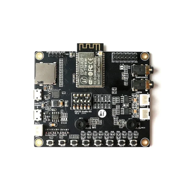 WiFi+  module ESP32 serial port to WiFi Aduio-Kit audio development board