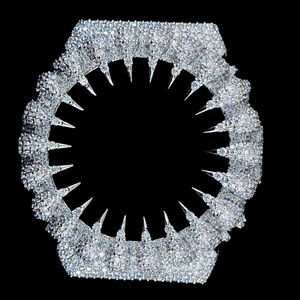 Lunette de montre sertie de diamants, cadre de remplacement personnalisé, accessoire de luxe pour bijoux, montre de caractère, design amélioré - Product Image 3