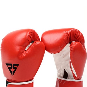 Gants de boxe professionnels personnalisés en cuir Pu Gym Fitness Training Muay Thai Fighting Mma Gants de boxe - Product Image 3