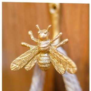 Latest Design Gold Bee Leaf Metal Coat <b>Hooks</b> Metal Decorative <b>Wall</b> <b>Hooks</b> Hanging Rack <b>Hooks</b> for Entryway Bathroom & Bedroom - Product Image 6