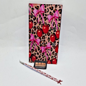 Placas de Acrílico para Pestañas con Diseño de Lazo y Cereza, Marca Privada, Placas Magnéticas para Extensiones de Pestañas, Suministros de Pestañas Coloridos Personalizados - Product Image 1