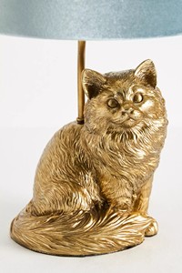 Luxury Modern Cat <b>Table</b> <b>Lamp</b> Animal Design Home Decor Bedside <b>Lamp</b> Diwali Gold-Tone <b>Base</b> Tabletop Indoor Use - Product Image 4