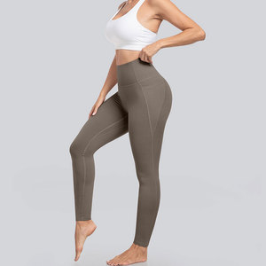 Legging personnalisé pour femme, taille mi-haute élastique, vêtement de fitness, écologique, respirant, design ergonomique. - Product Image 3
