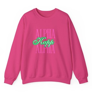Sudadera de Mujer AKA, Color Rosa Salmón, Cuello Redondo, Manga Larga, Estampado de Letras, 100% Algodón, Tejido de Felpa, Ropa de Invierno - Product Image 5