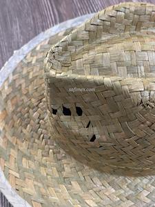 Sombrero de Paja de Seagrass Estilo Panamá con Orificios de Ventilación, Banda con Logotipo Personalizado, Regalo Corporativo, Sombreros Publicitarios Hechos en Vietnam - Product Image 3